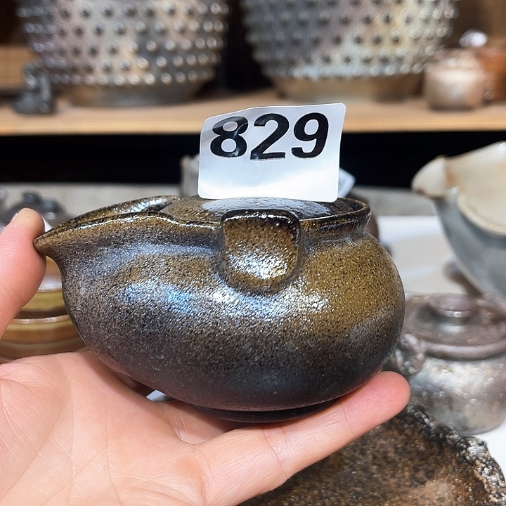壶高温柴烧陶泥宝瓶