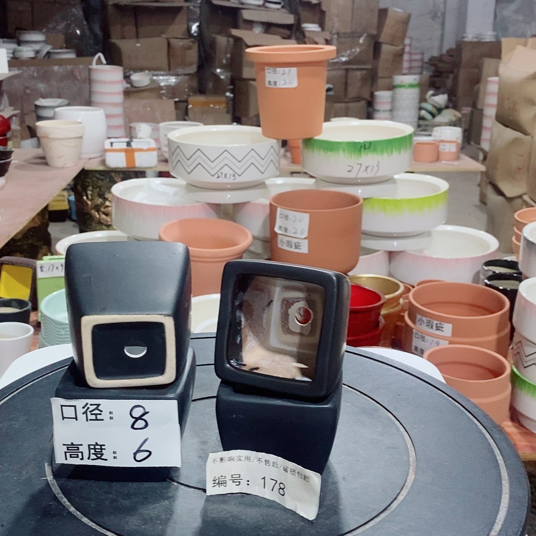 微瑕花盆-178-口8×6-4个