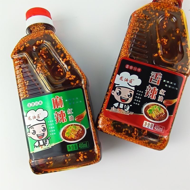 龙油匠香辣麻辣红油正宗川味油泼辣子凉拌饺子面条蘸料厨房调味品