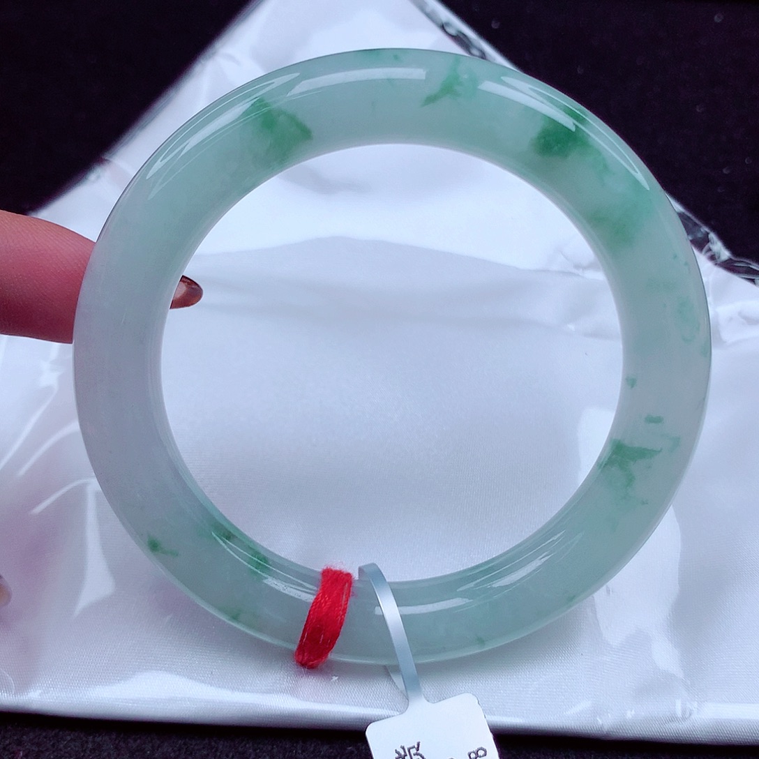 翡翠未镶嵌手镯天然缅甸翡翠A货玉手镯