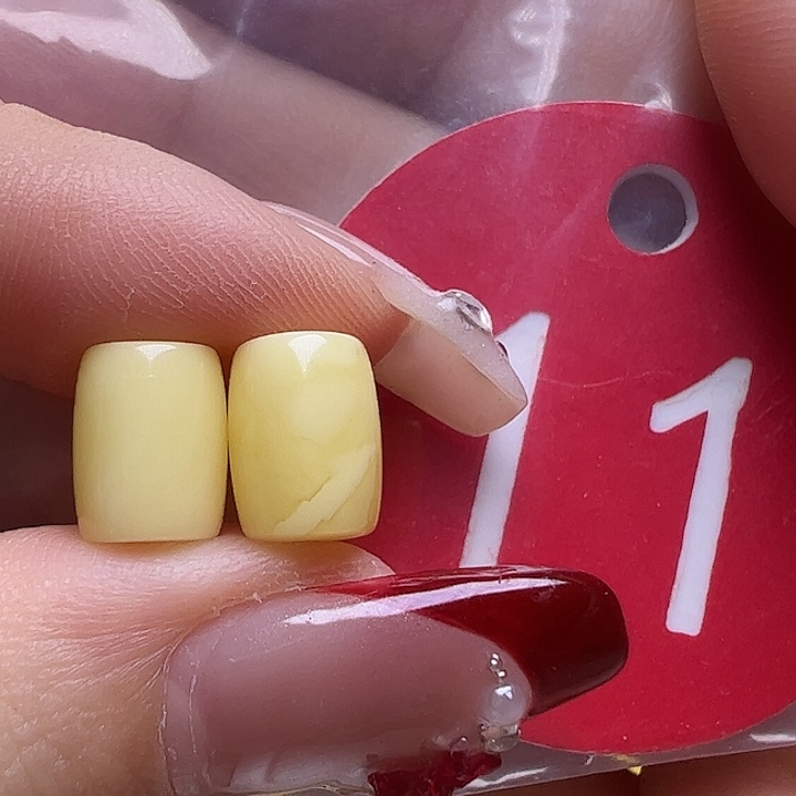 蜜蜡未镶嵌珠宝奇石6.6mm桶珠