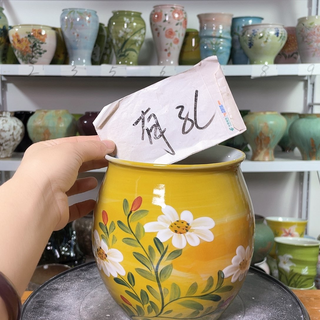 景德镇陶瓷花盆花器暇256