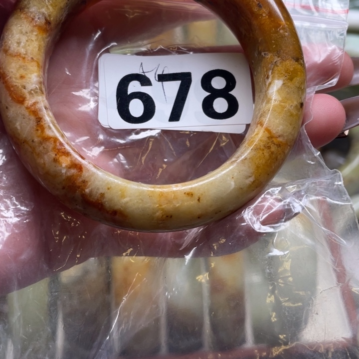 平***乐蛇纹石玉合金手镯