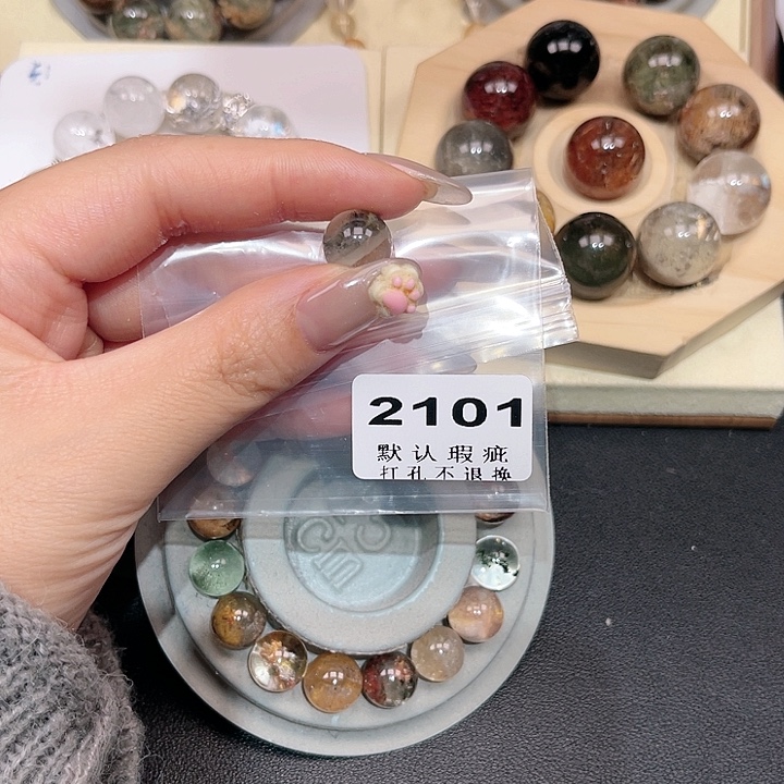 用***3珠宝半成品水晶未镶嵌