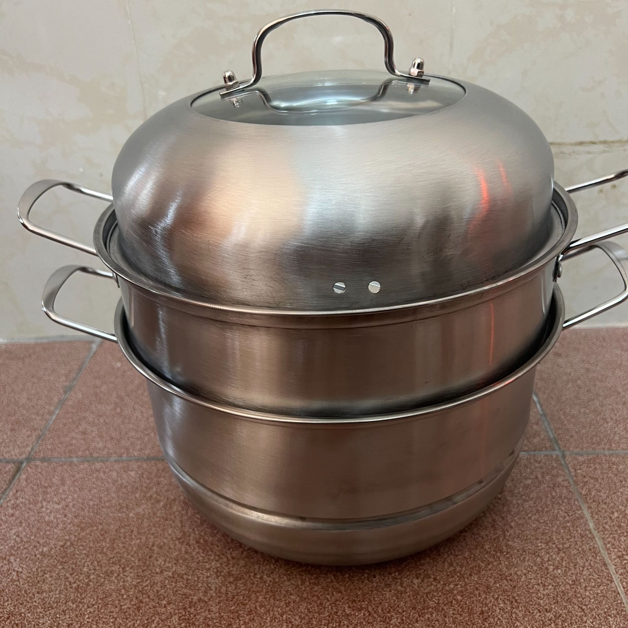 三层蒸锅 颜色款式随机发