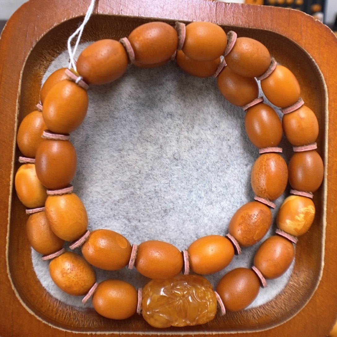 蜜蜡手串未镶嵌蜜蜡