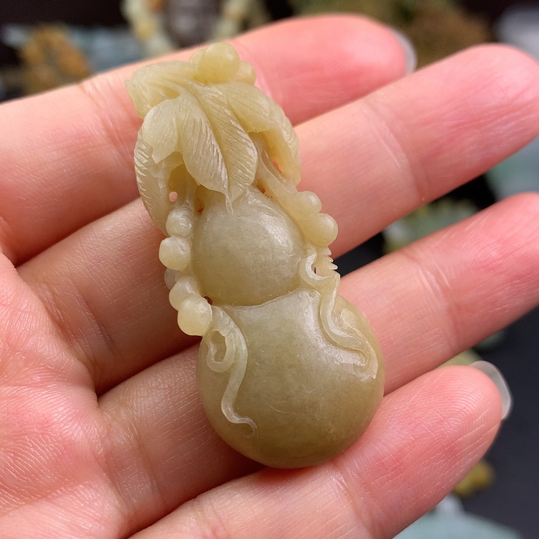 未镶嵌定制翡翠葫芦