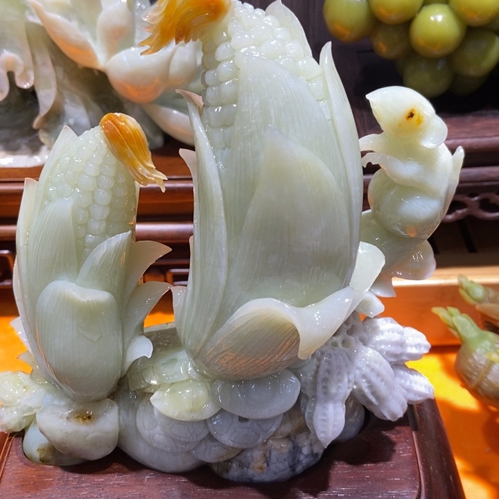 蛇纹石玉（覆膜）珠宝奇石合金