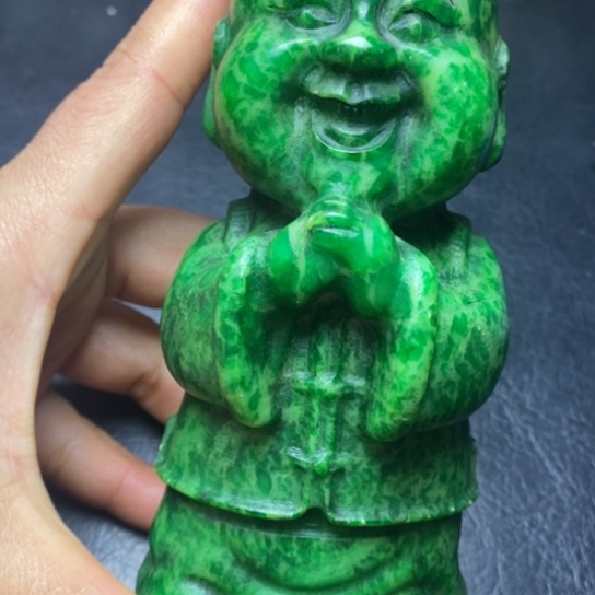 白玉菩提吊坠摆件