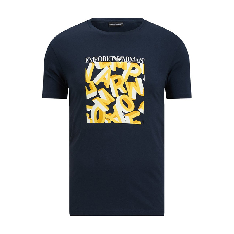 EMPORIO ARMANI/安普里奥·阿玛尼男士圆领短袖T恤EM000574AF12349