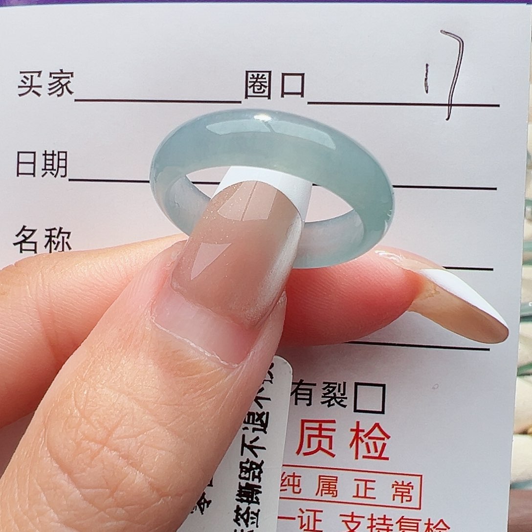 未镶嵌戒指翡翠珂**?戒指