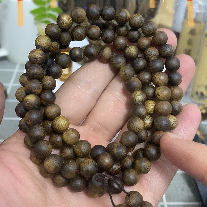 沉香手串圆珠108颗8mm25克多样性发1