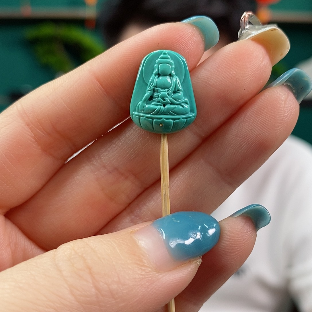 绿松石珠宝奇石未镶嵌