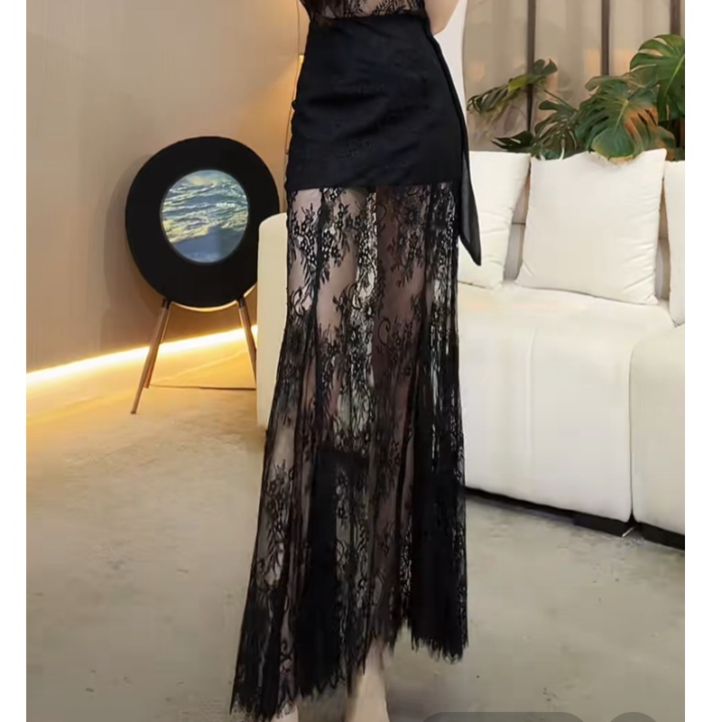 夏季时尚气质显瘦蕾丝碎花裙半裙 8020341 617