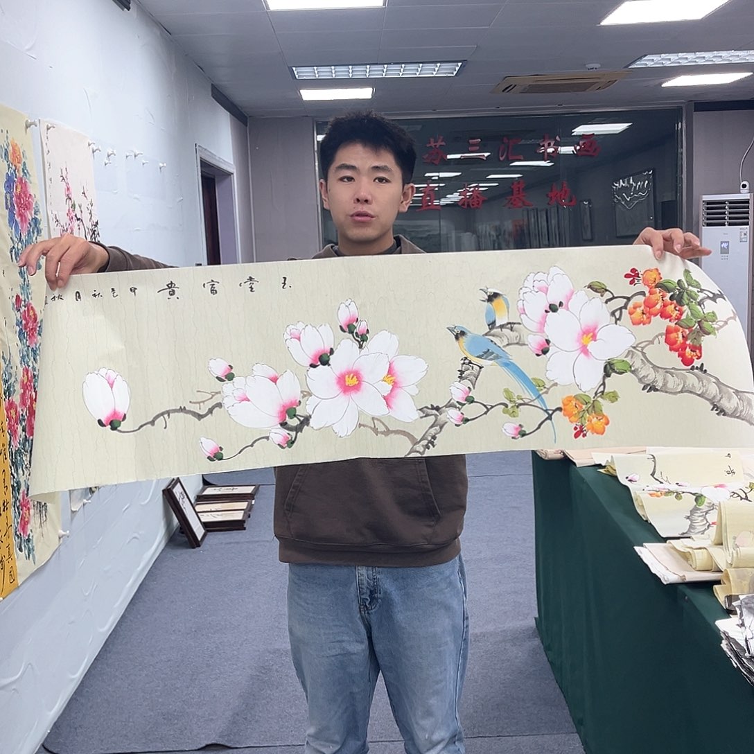 国画宣纸国画作品纯手绘