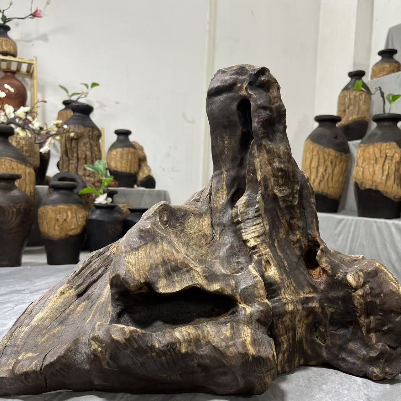 香樟木倒流香摆件一物一拍
