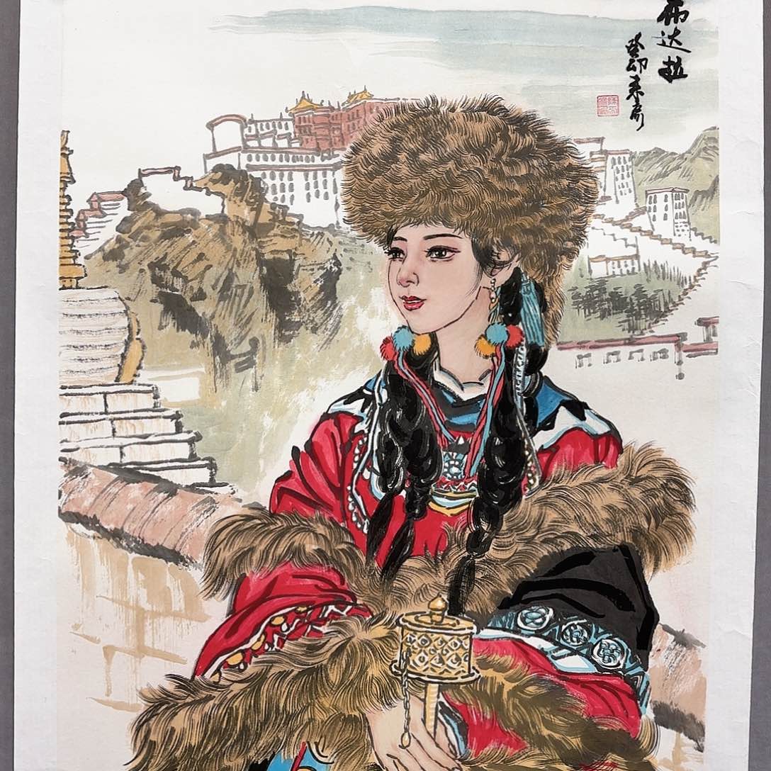国画国画纯手绘作品请放心去藏