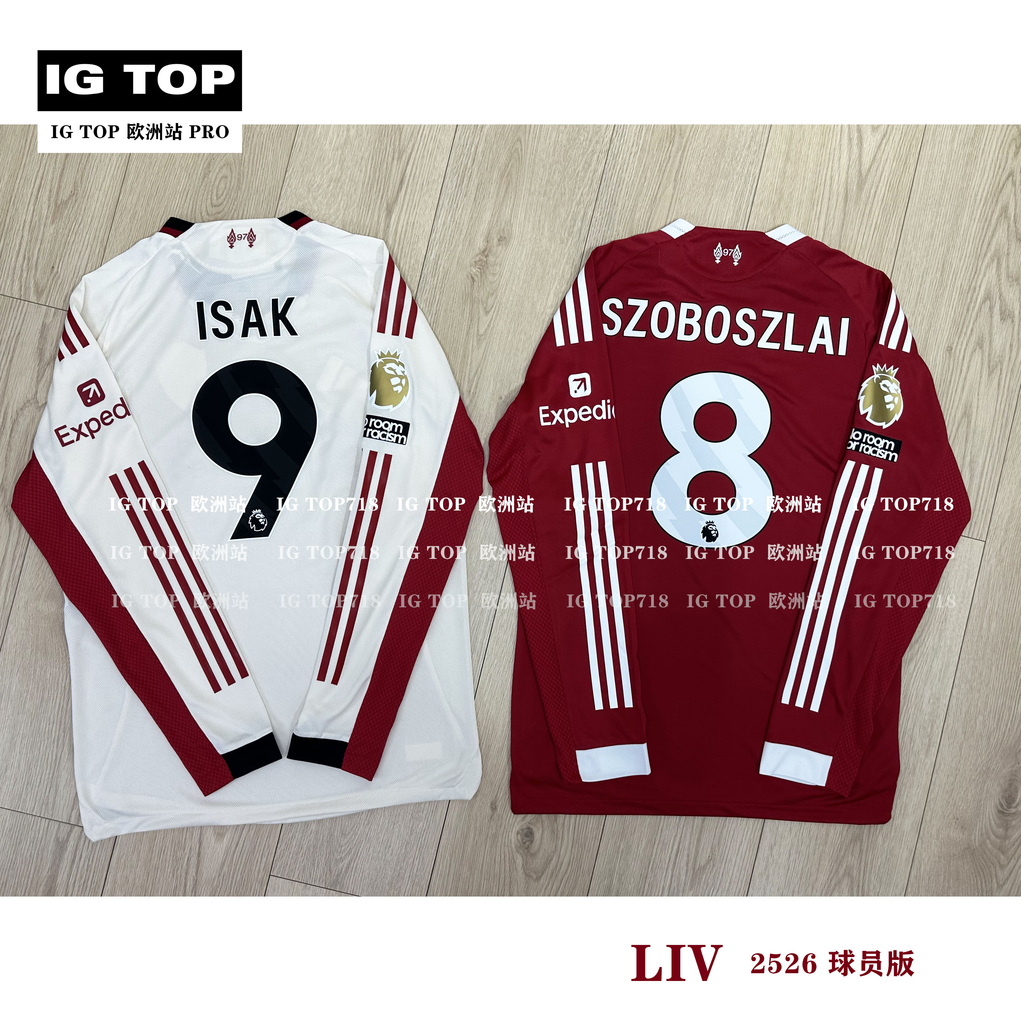 IG TOP 欧洲站   lfc 2526长袖球员版 索博萨拉赫伊萨克 