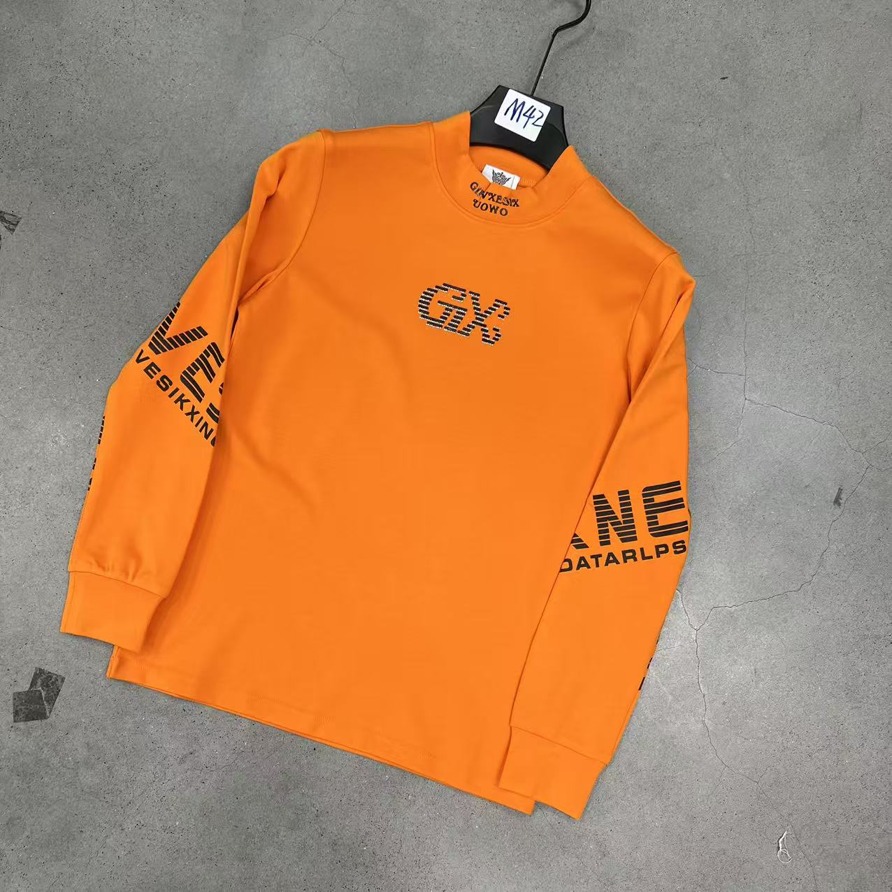 【雅痞专属】男士秋冬设计师款高品质字母烫钻印花休闲卫衣8711