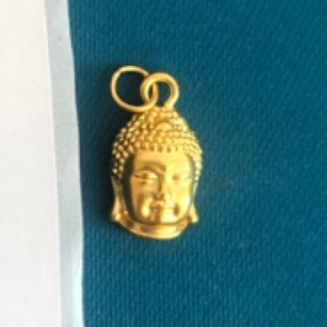 足金999佛头黄金提溜