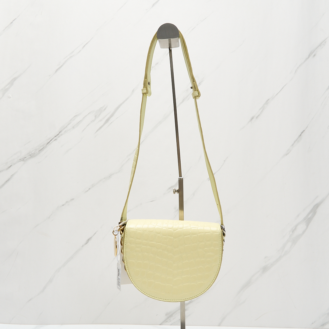 Stella McCartney女士链条鳄鱼纹斜挎包SMGB00408