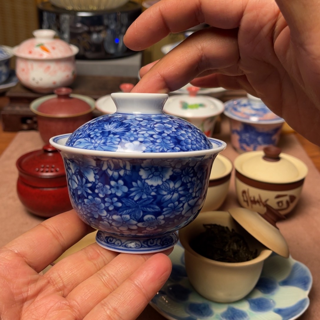 杯星慧陶瓷釉下彩茶具