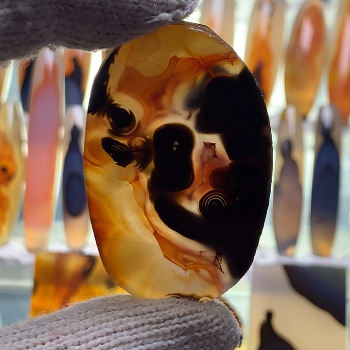 合金玛瑙/玉髓珠宝半成品34