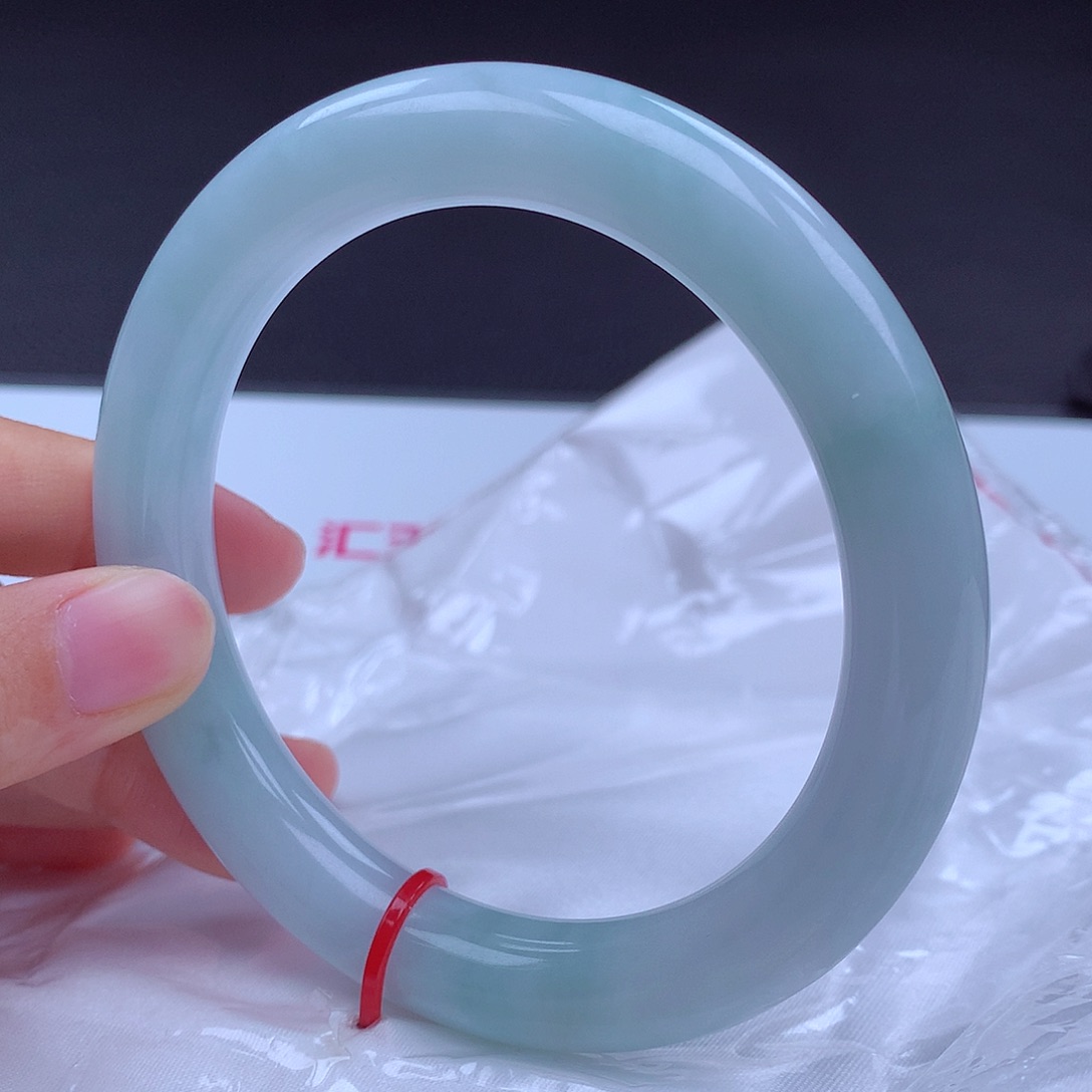 未镶嵌手镯翡翠60.8圈001010