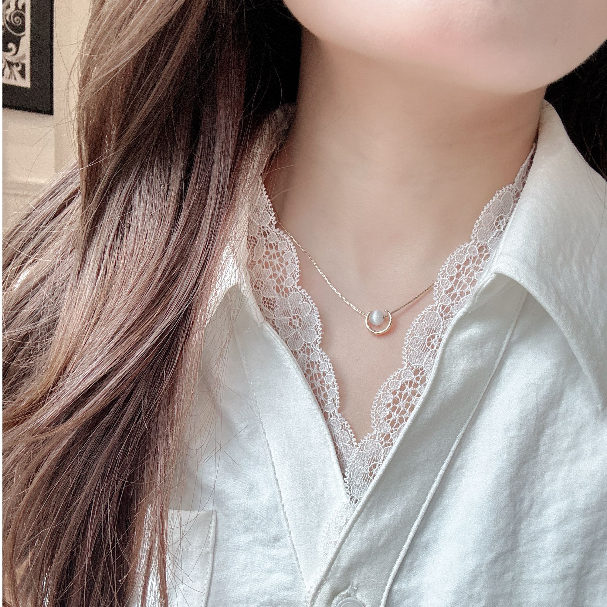 非金属合成锆石项链 【PGXIAOM】润秀定制项链X301                