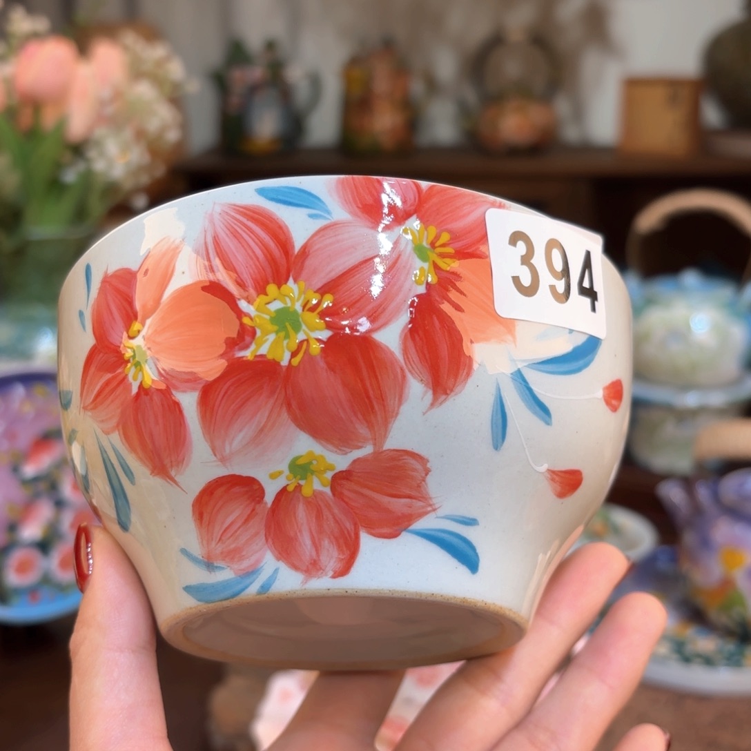 景德镇手绘高温釉下彩陶瓷茶具