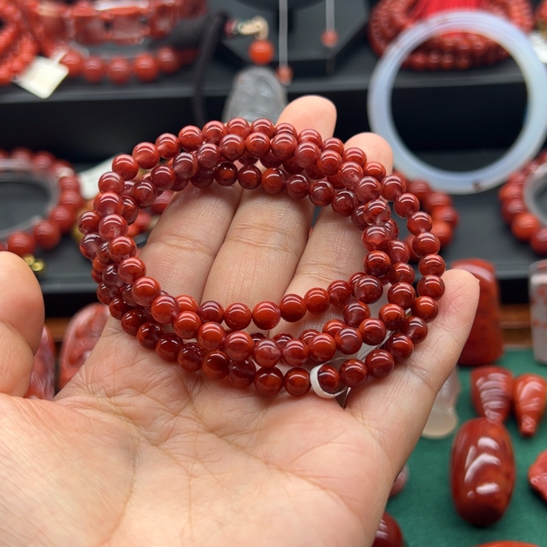 用***1南红玛瑙未镶嵌配饰