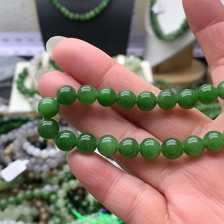 【闪购商品】和田玉手链未镶嵌8单圈