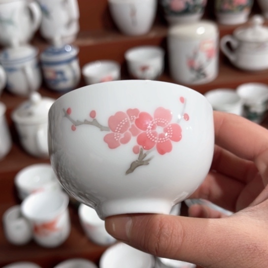 瓷醴陵釉下手绘80毫升