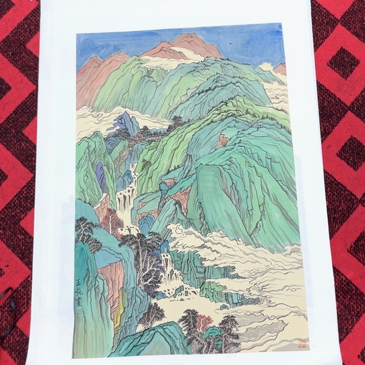 国画纯手绘国画作品