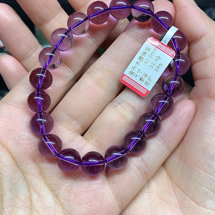 水晶手串未镶嵌马****姐天然水晶