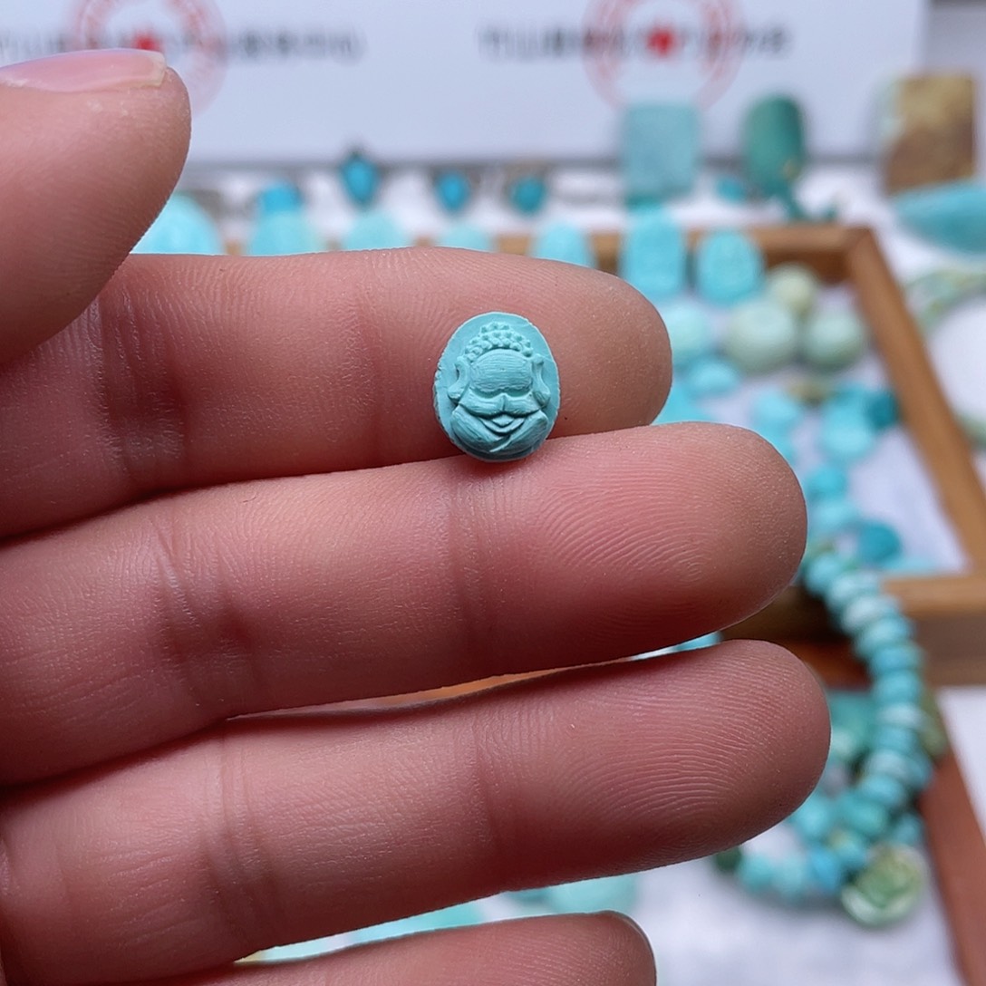 绿松石颈饰未镶嵌蜡****子291