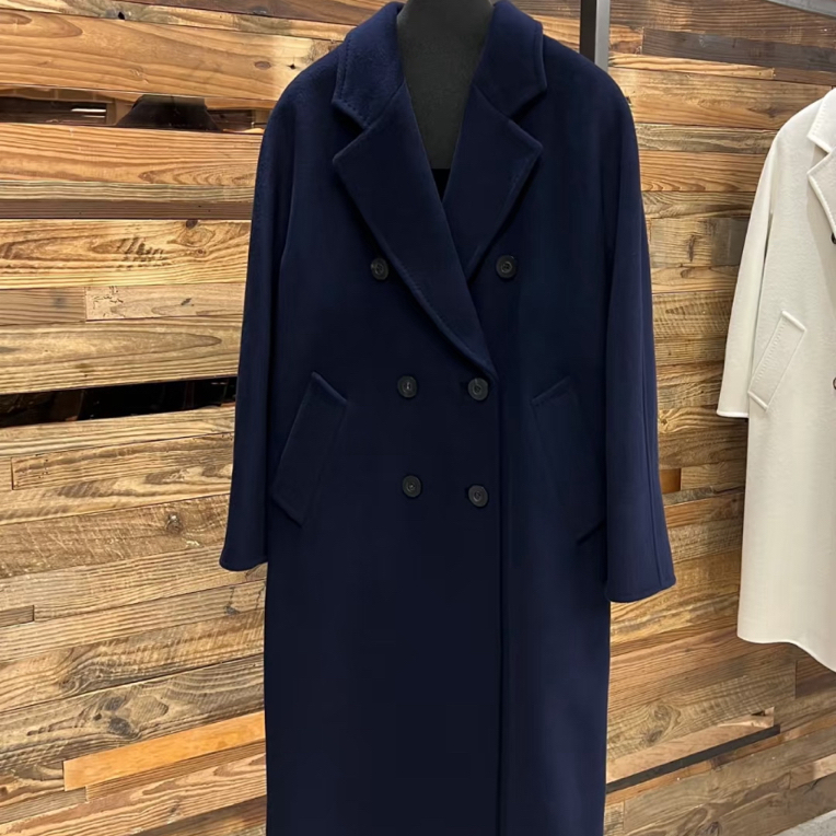 99新 MaxMara 36码 MaxMara 深蓝色大衣101801 99新 sz0276