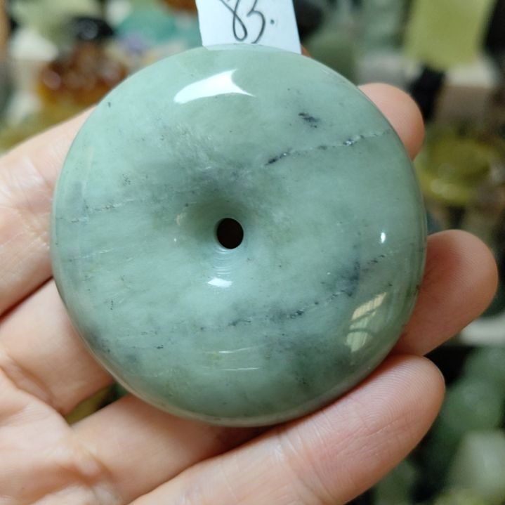 岫玉未镶嵌平安扣