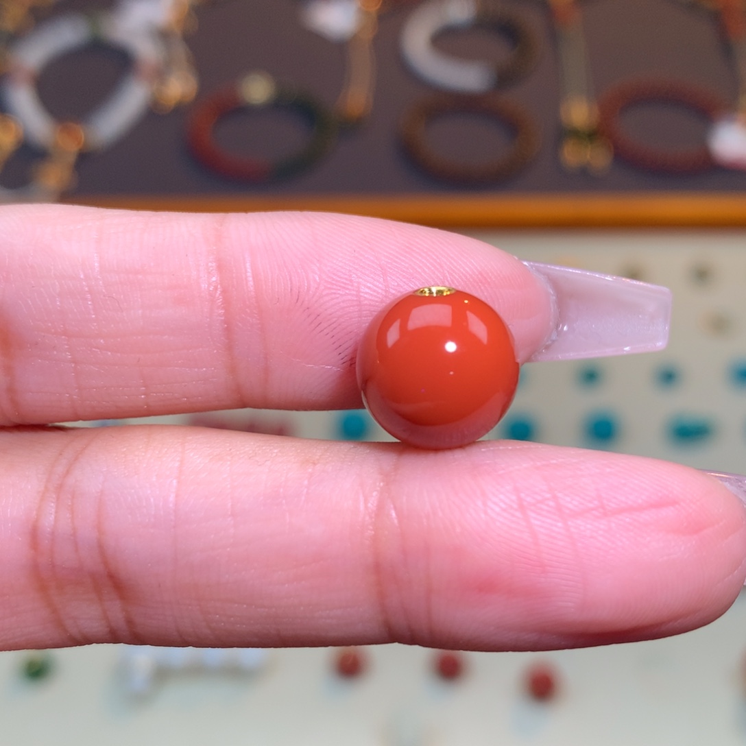 南红玛瑙未镶嵌颈饰