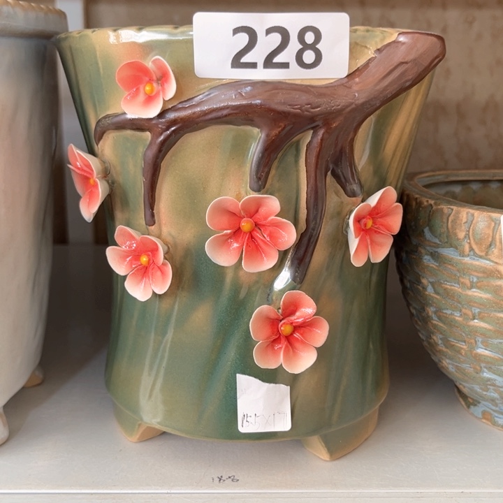 紫砂花盆粗陶材质多肉花盆