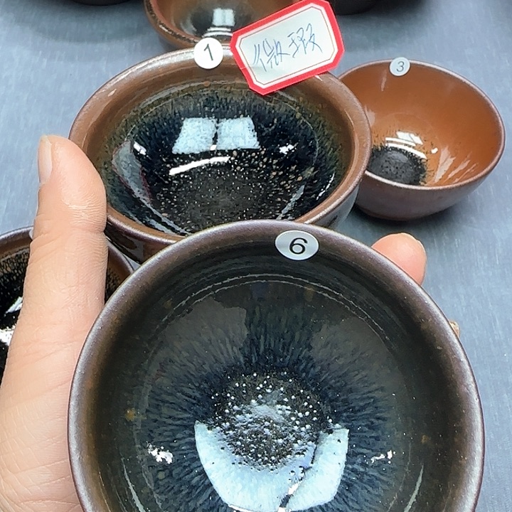 茶盏小**。印春堂柴烧建盏