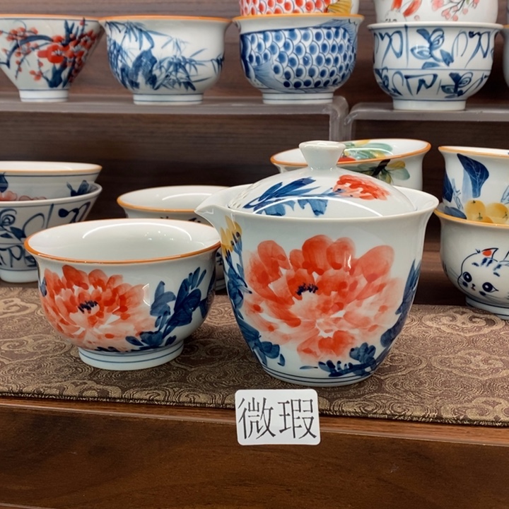 釉下老陶泥手工绘制