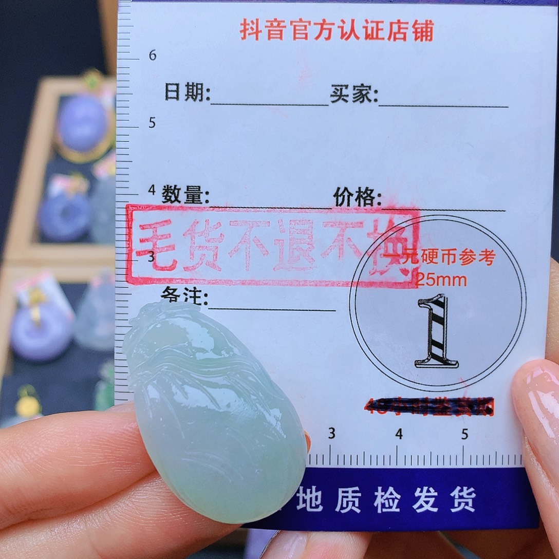 翡翠未镶嵌颈饰翡翠