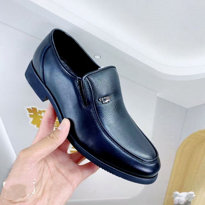 【断码清仓】男士百搭休闲男皮鞋软底软面一脚蹬休闲鞋6425