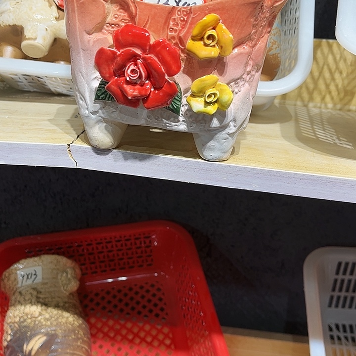 瓷片花盆多肉植物花盆