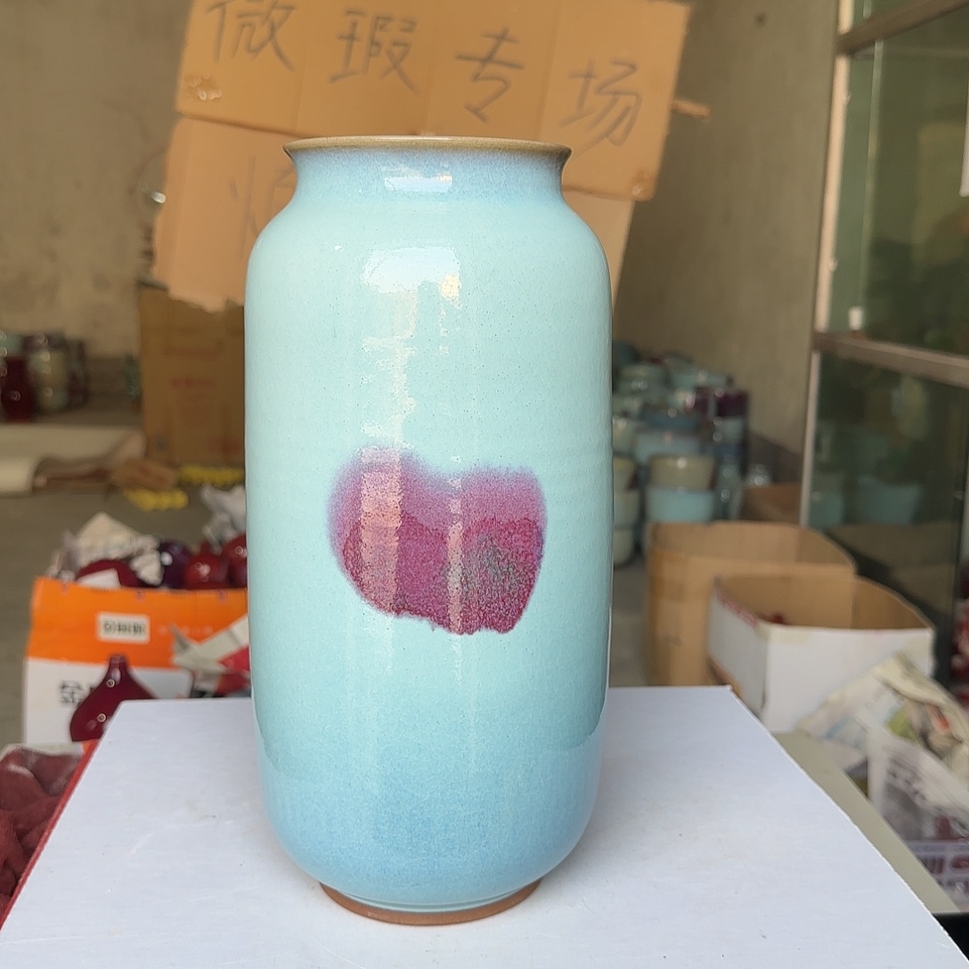 陶摆件郑家钧瓷摆件微瑕