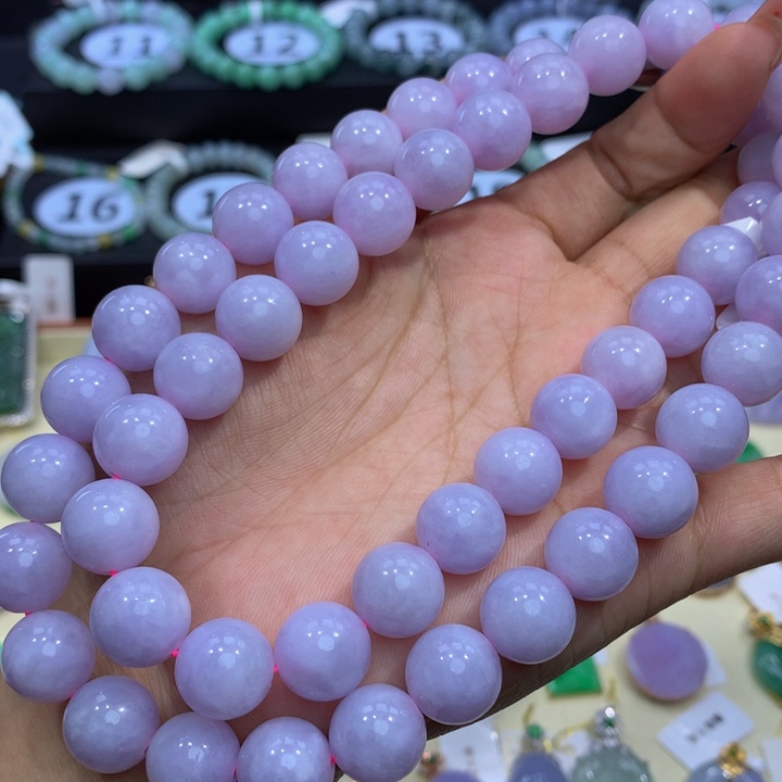 翡翠手链未镶嵌a****下翡翠11.6-12.2