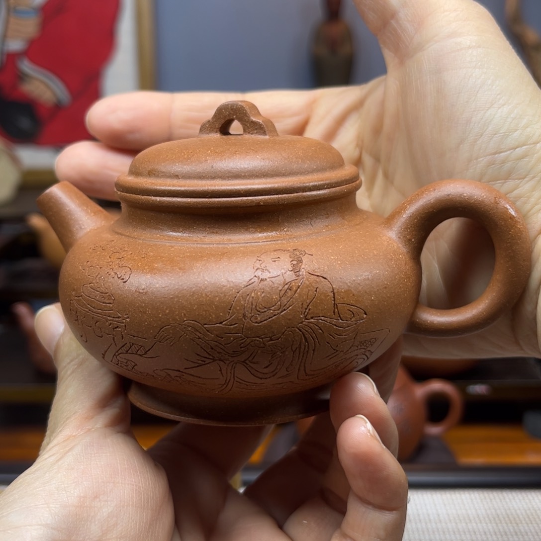 紫砂茶具半手工制作