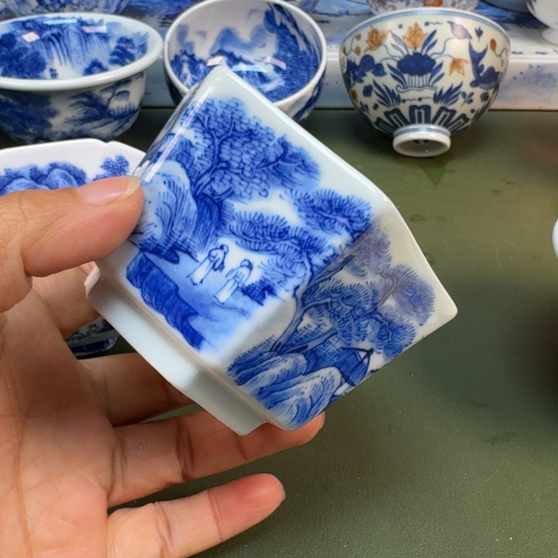 陶景德镇纯手绘茶具圆圆296