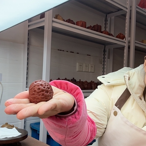 朱泥核桃茶宠茶宠